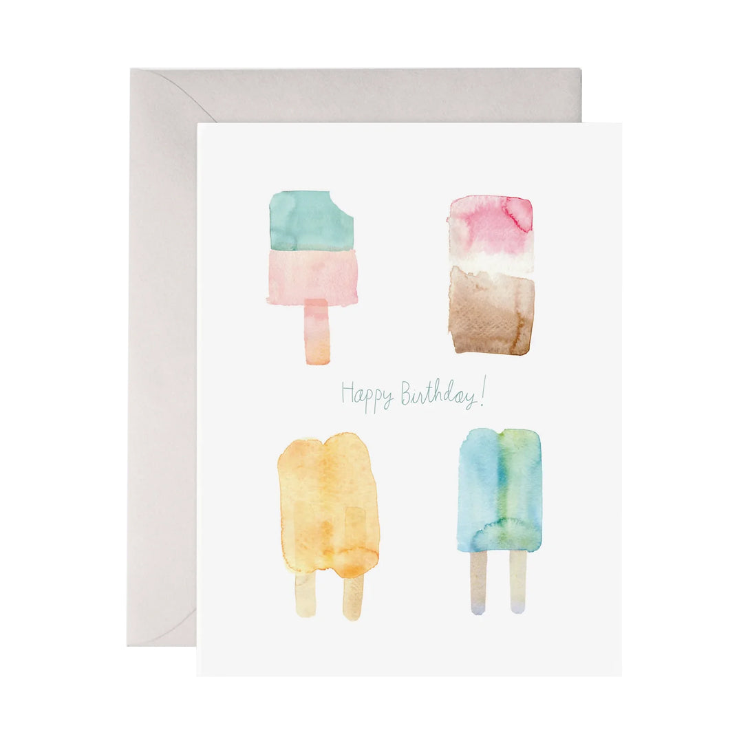 Popsicles Birthday Card