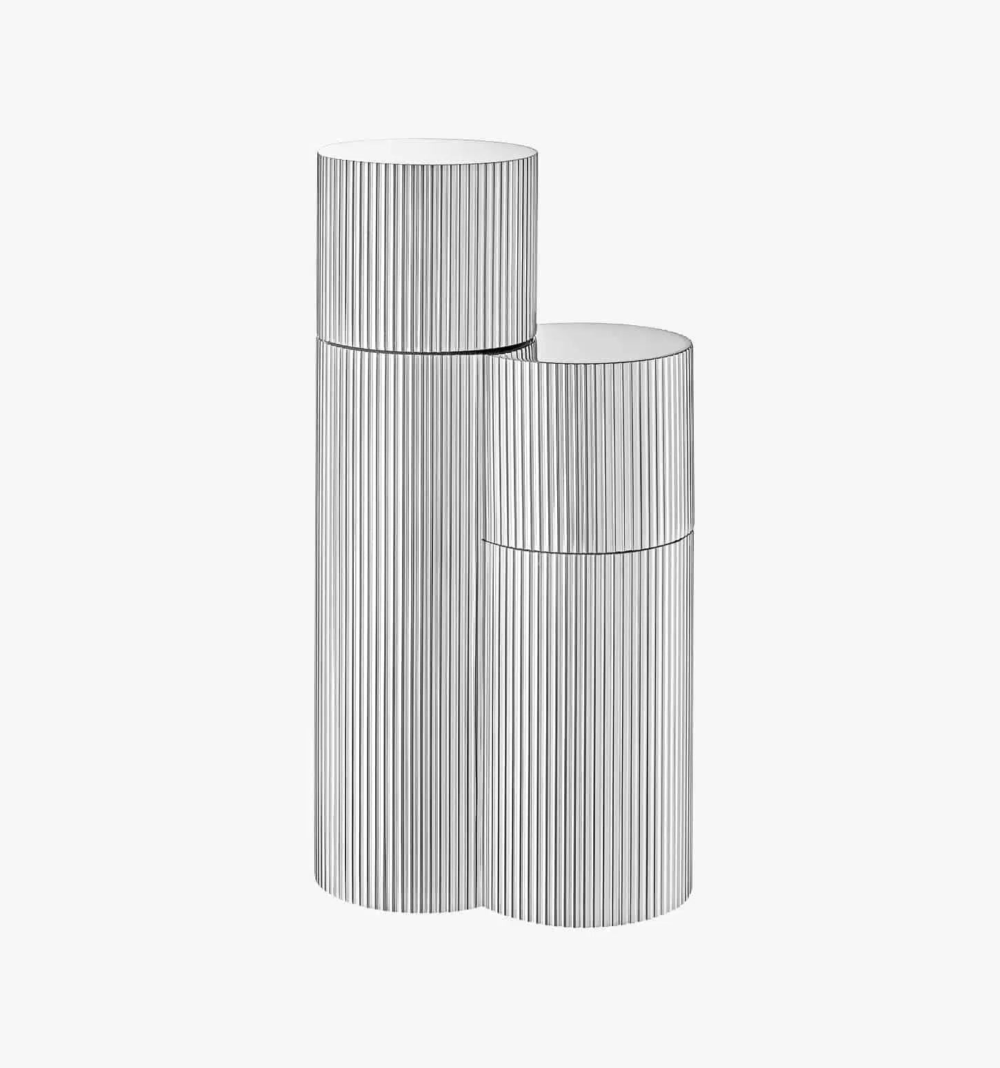Granville Silver Plate Salt & Pepper Mill