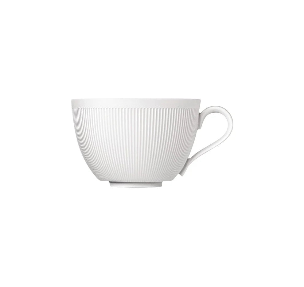 My China! Stella Satin White Cappuccino Cup & Saucer