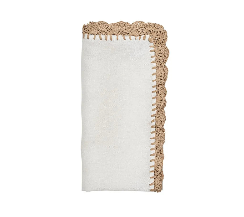 Shell Edge Linen Napkin (Set of 4)