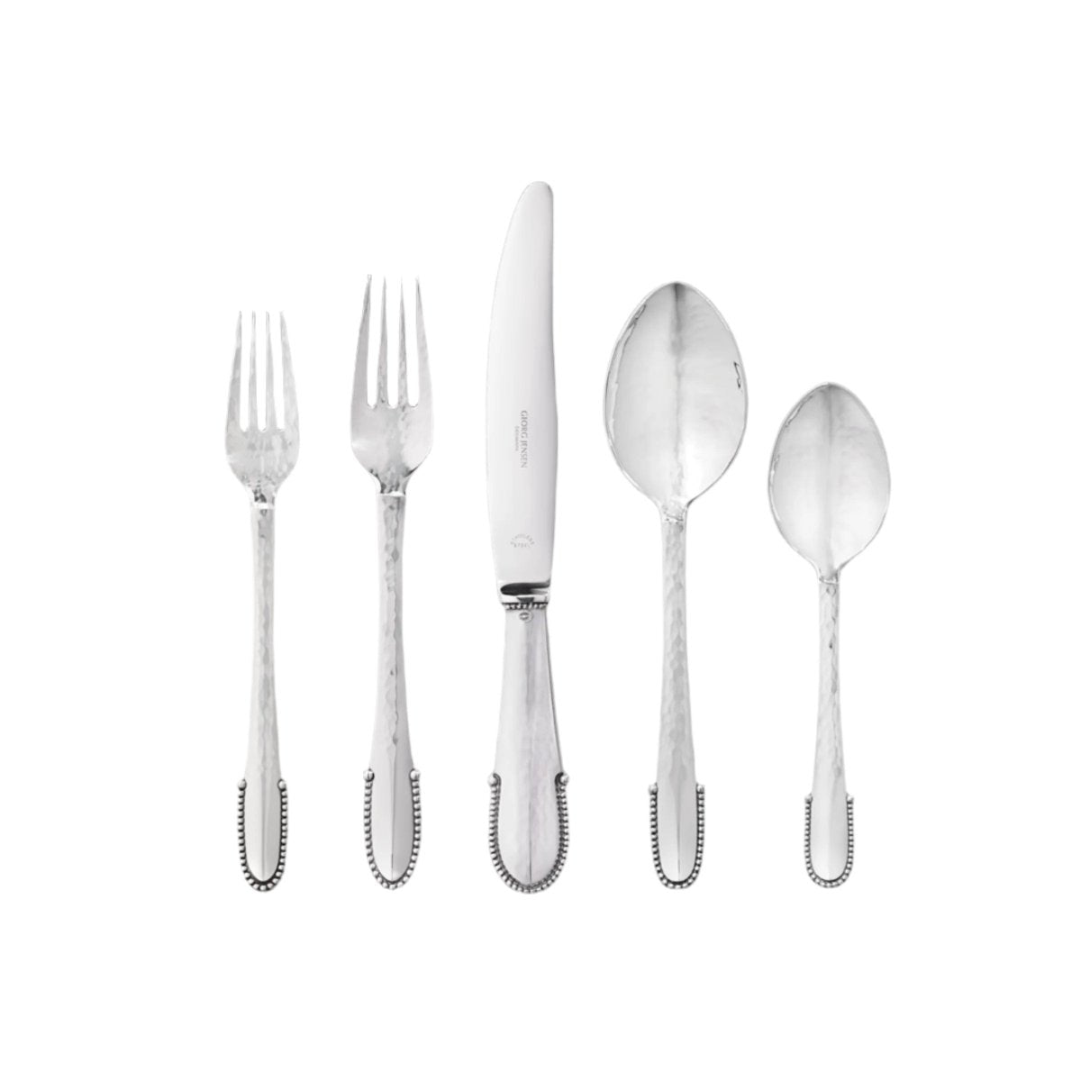 Beaded Sterling Silver Flatware (5-Piece Set)