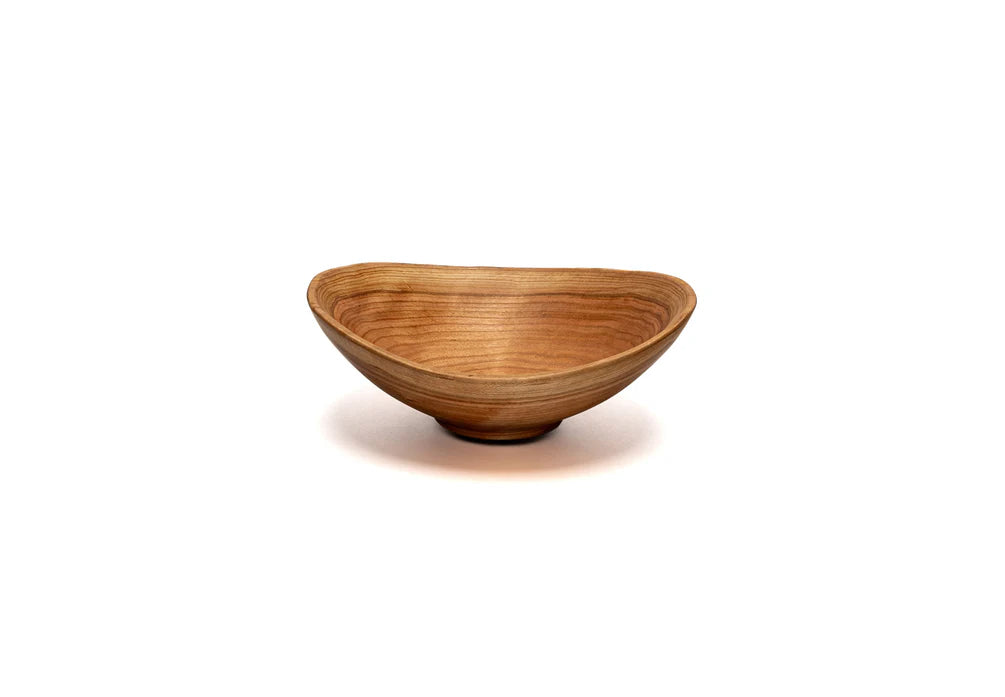 Live Edge Oval Wooden Bowl