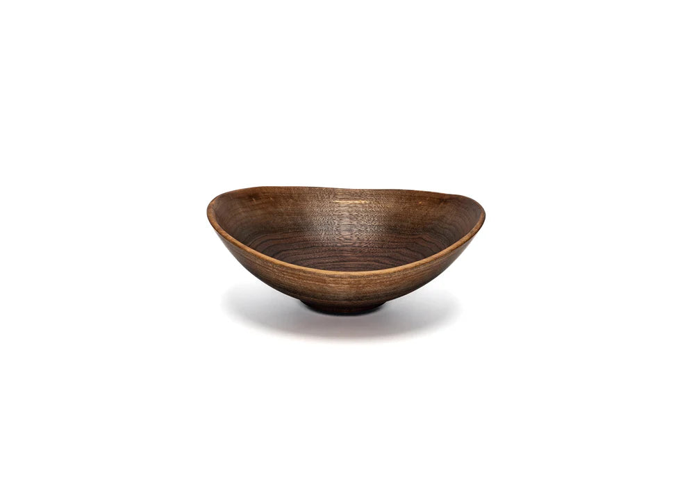 Live Edge Oval Wooden Bowl