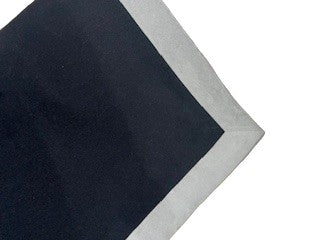 Biella Cashmere Throw with Suede Border, 5cm