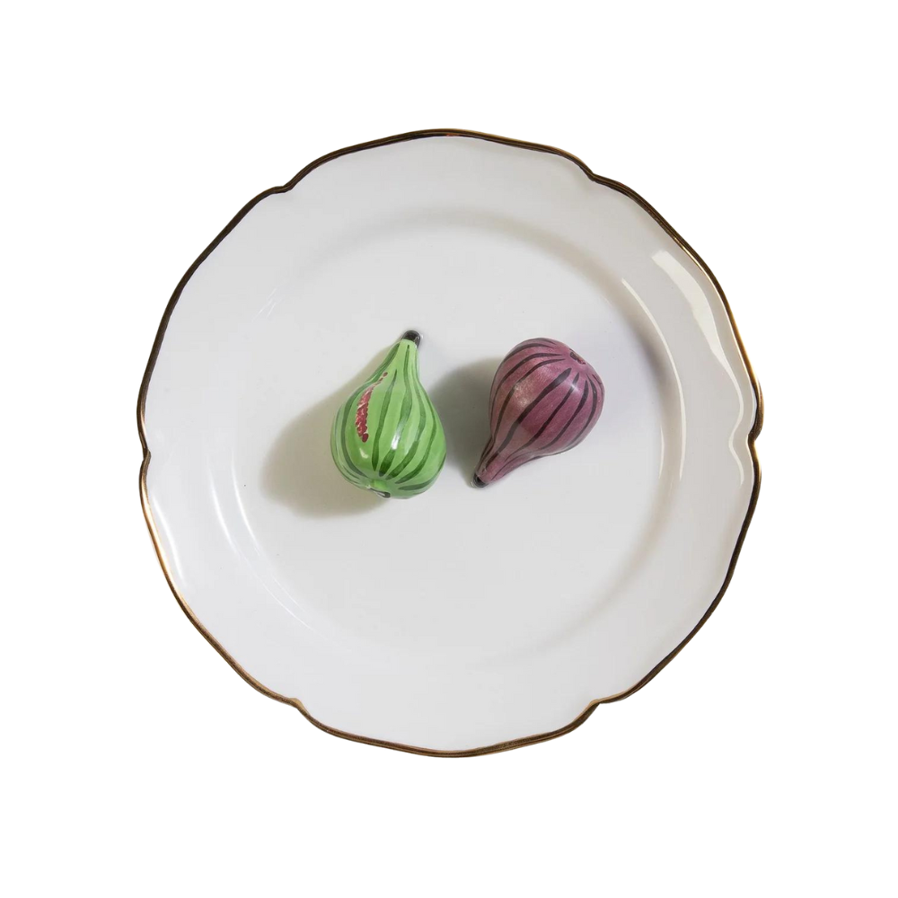 Trompe L'oeil Decorative Plate, Figue