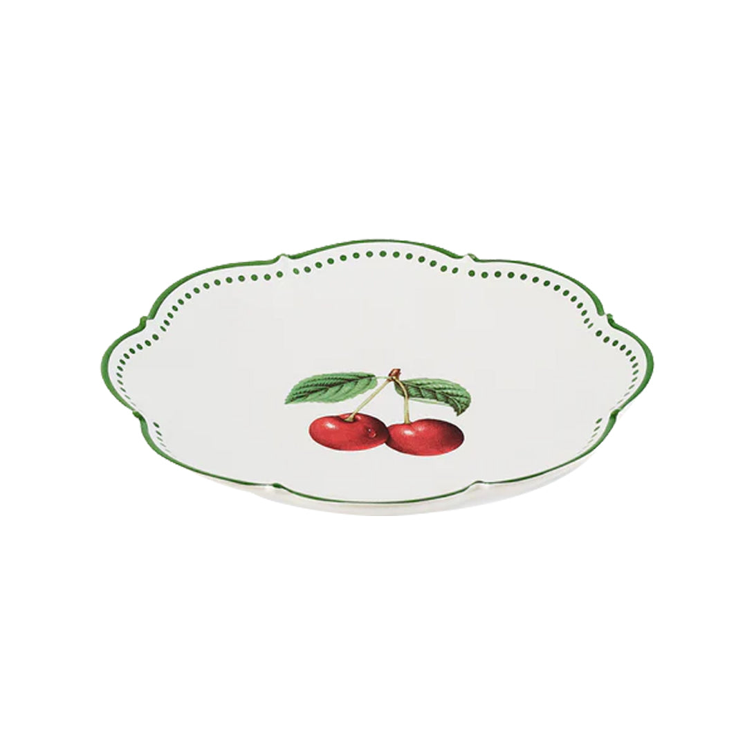 Tutti Frutti Dessert Plate, Cherries (Set of 2)