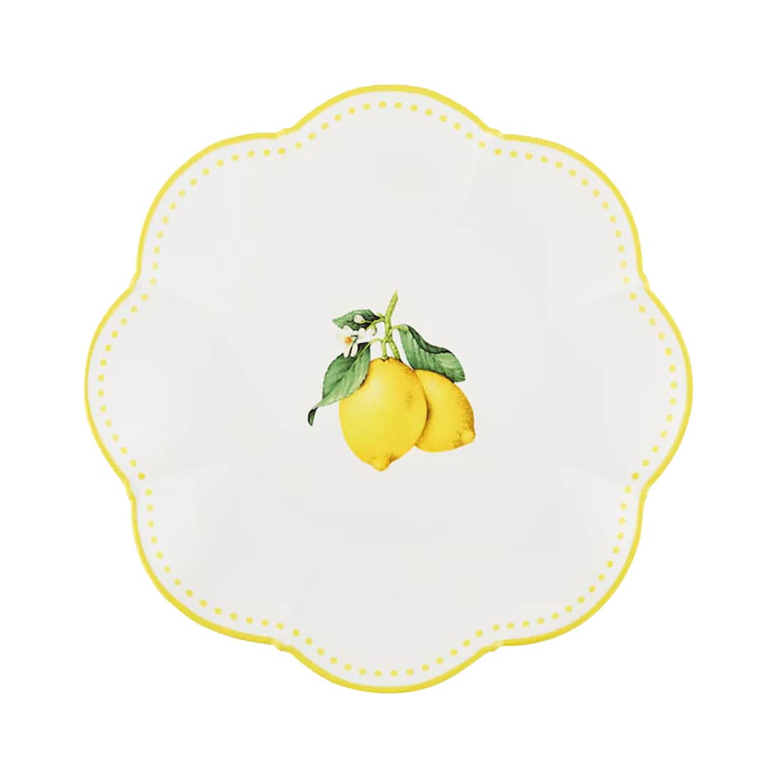 Tutti Frutti Dinner Plate, Lemon (Set of 2)