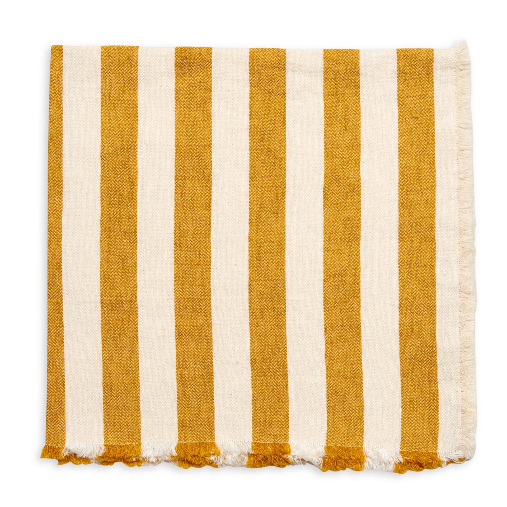 Washed Fringe Awning Stripe Napkin (Set of 4)