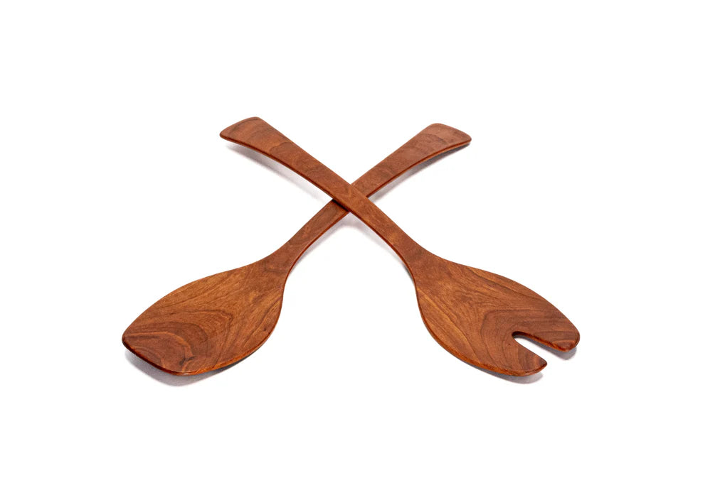 Wood Salad Servers for XL Cherry Bowls