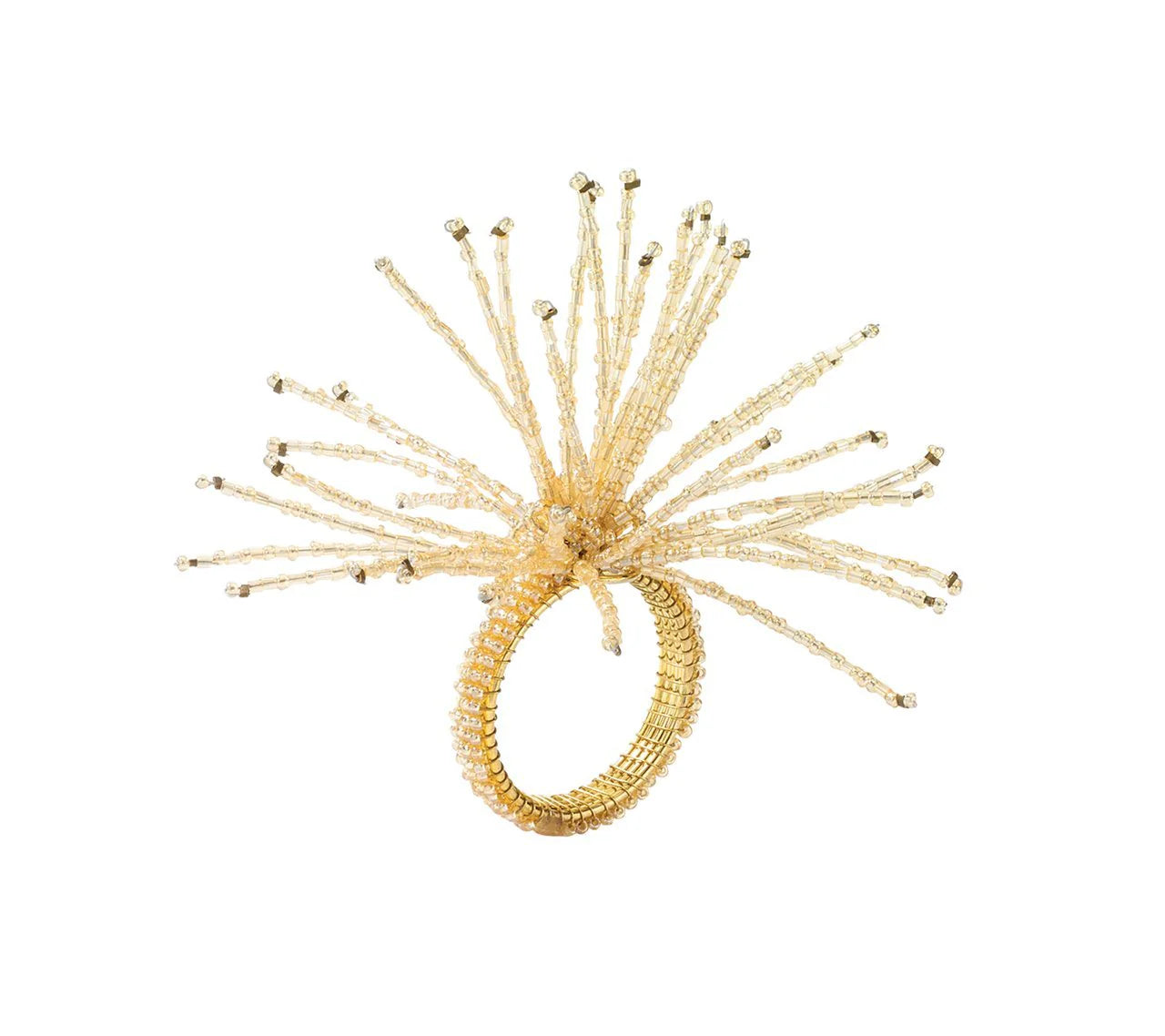 Spider Bead Burst Napkin Ring (Set of 4)