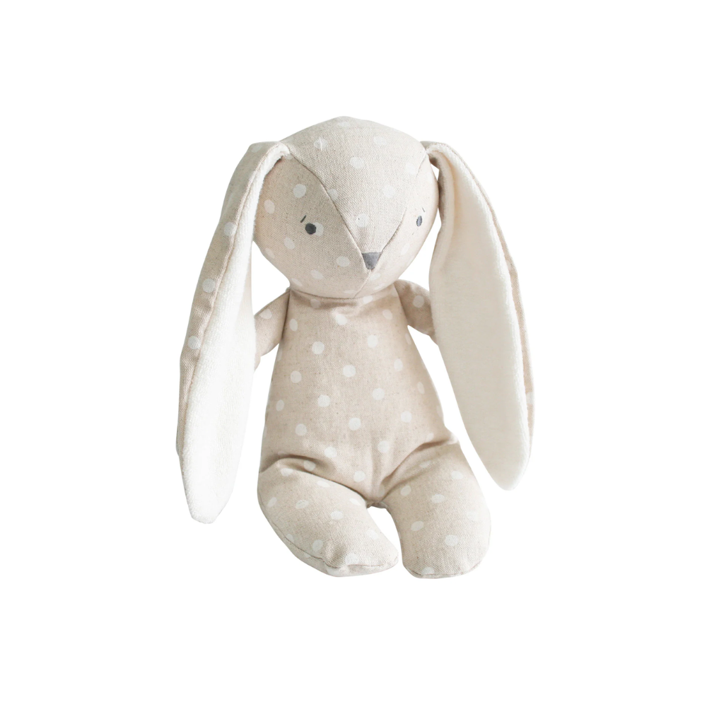 Floppy Bunny Linen White Spot