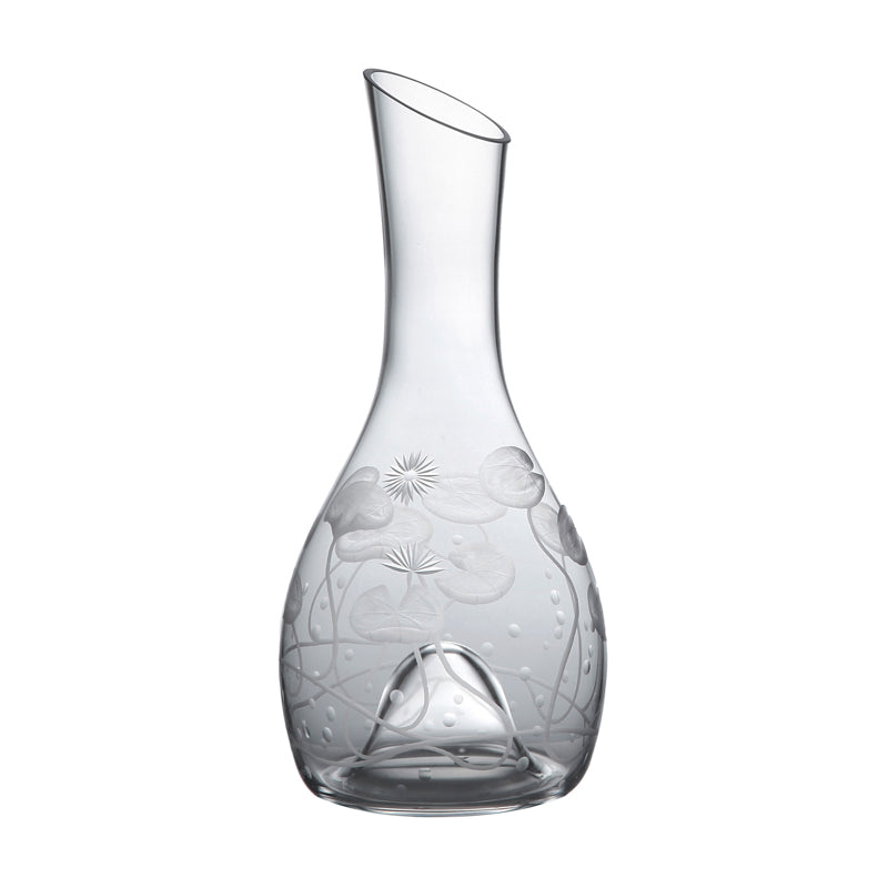 Water Lilies Wine Carafe