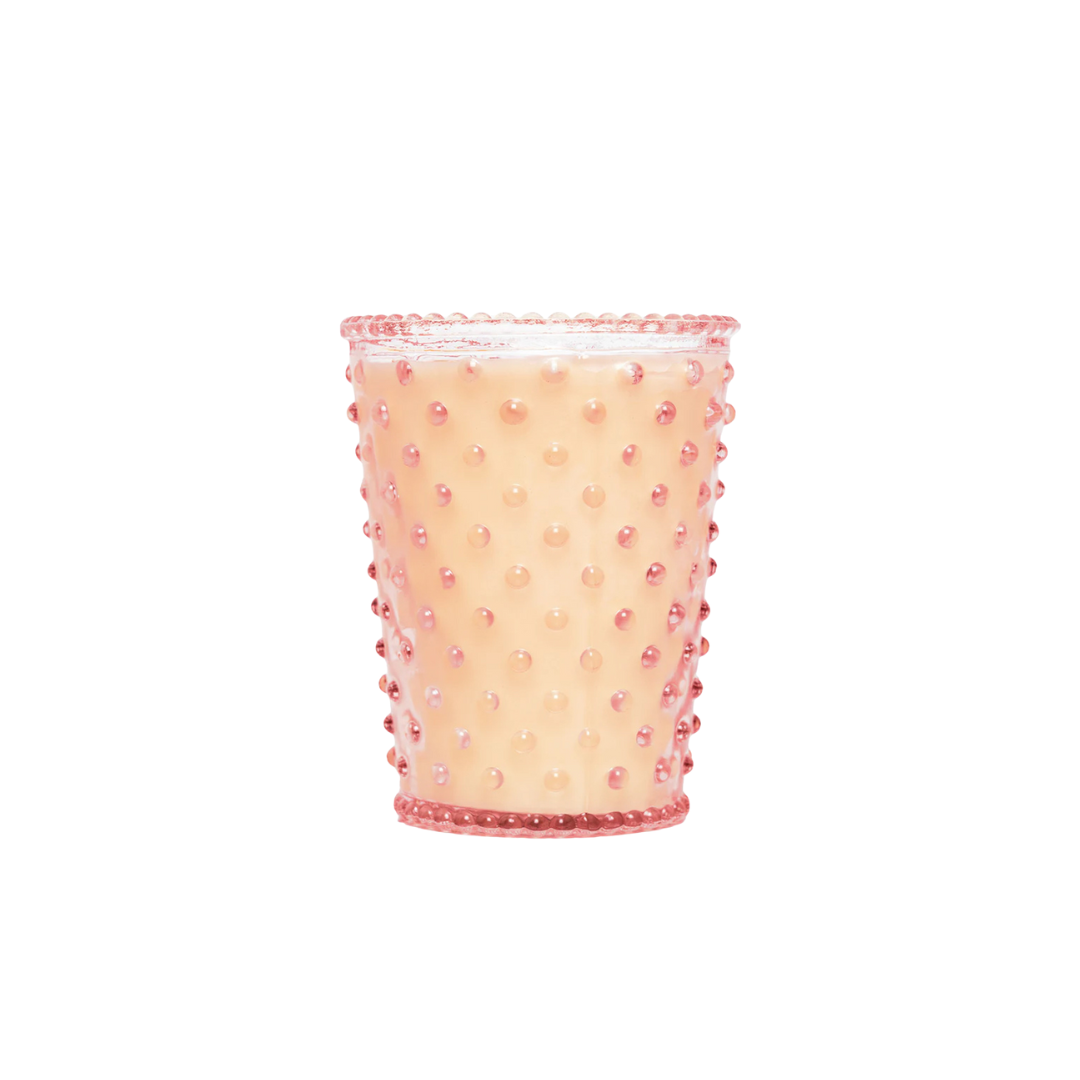 Honeysuckle #92 Hobnail Candle, 16 oz