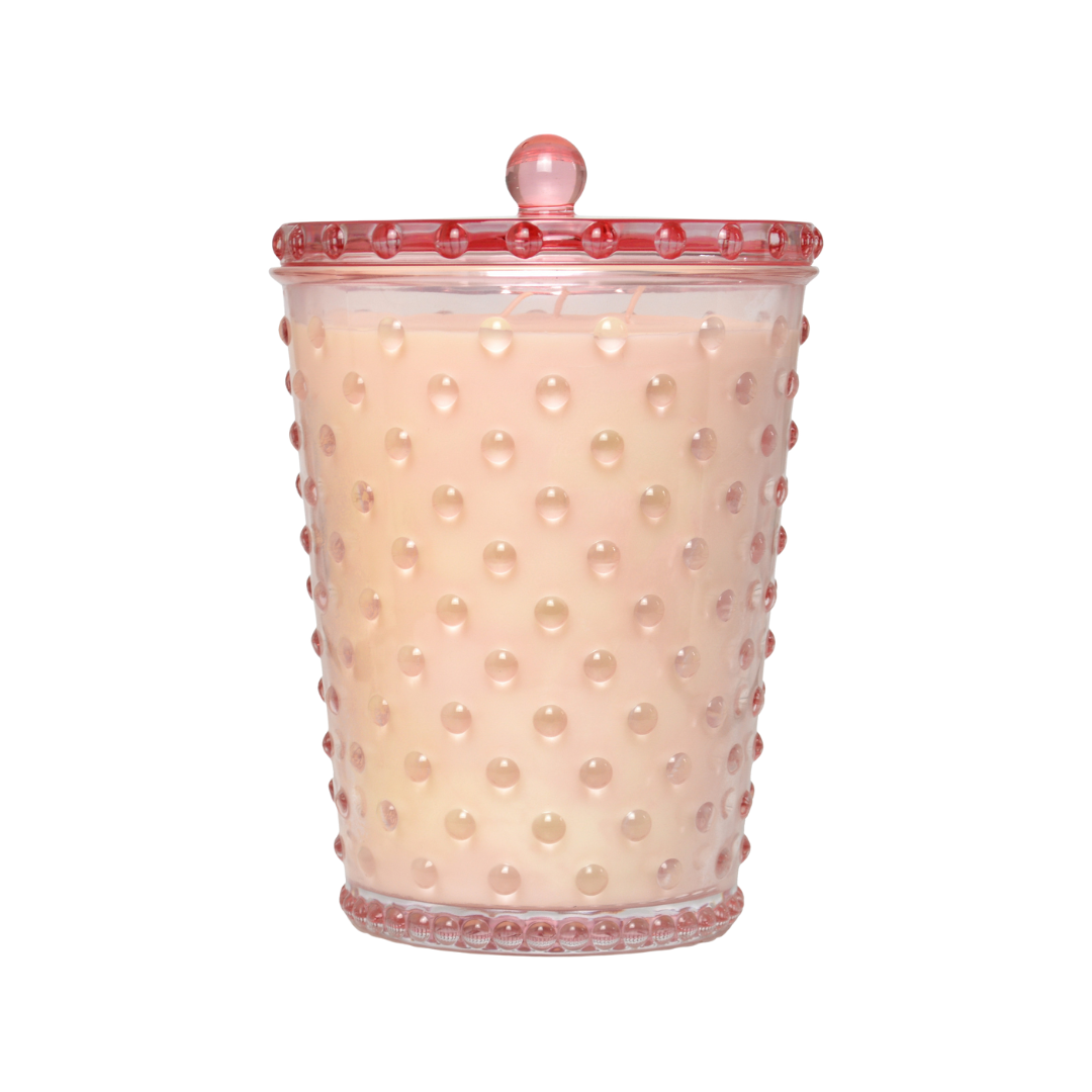 Honeysuckle #92 Grande Hobnail Candle, 64 oz