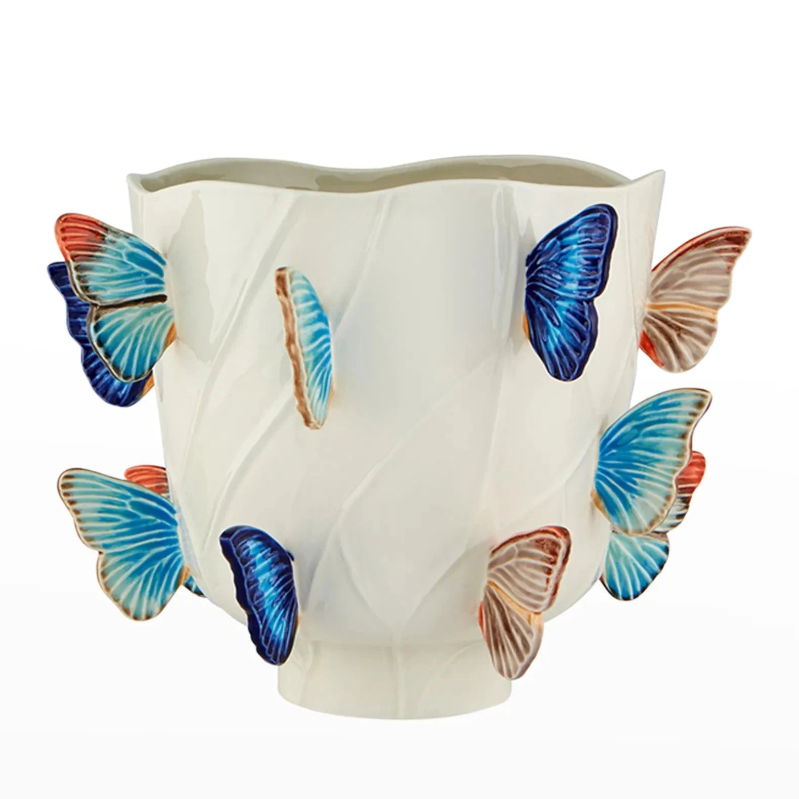 Cloudy Butterflies Vase