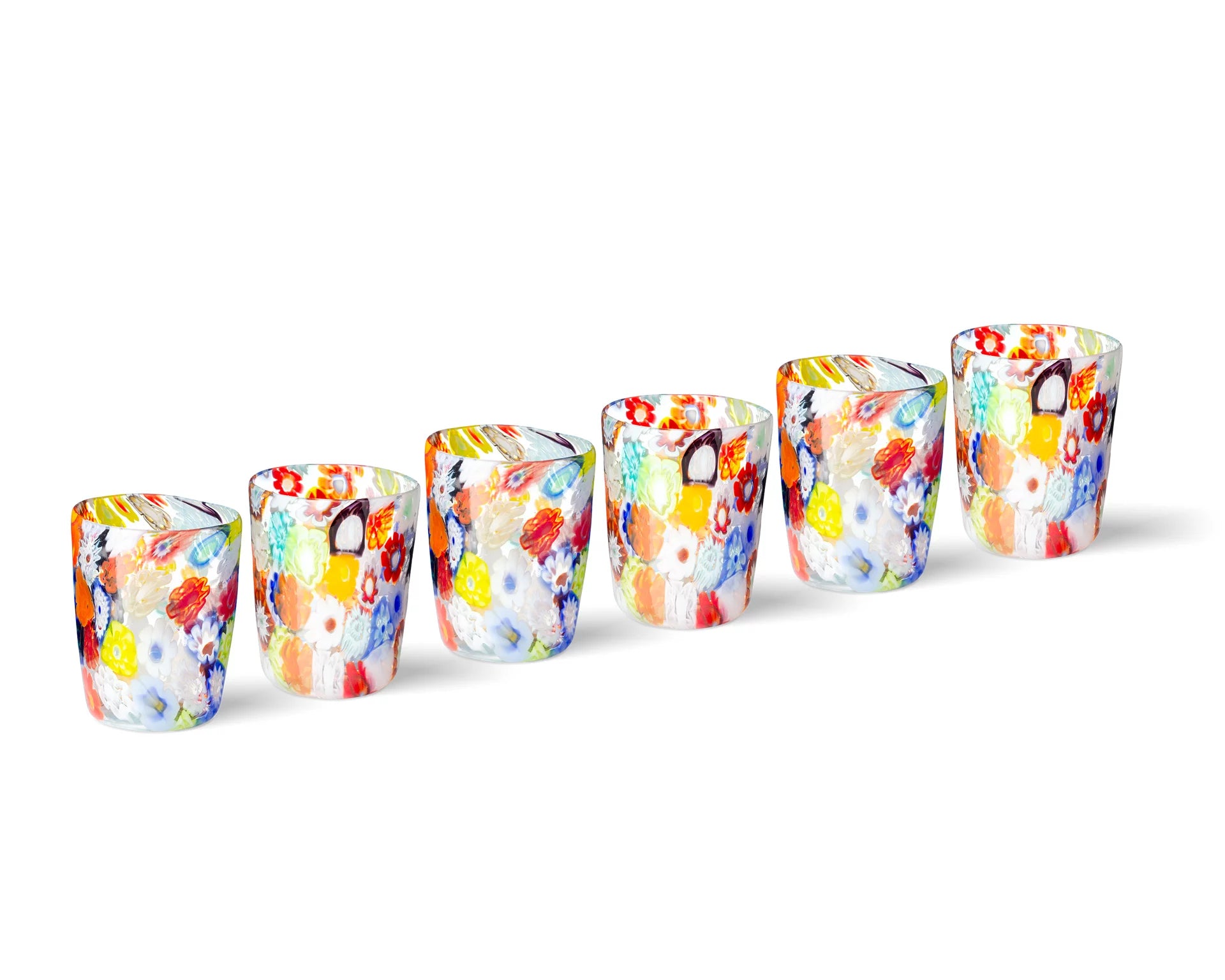 Millefiori Glasses (Set of 8)