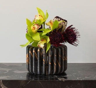 Orion Small Grey Saint Laurent Vase and Candleholder