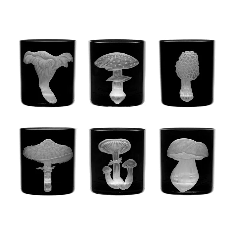 Mushroom Collection Double Old Fashioned (Set of 6) (Moss)