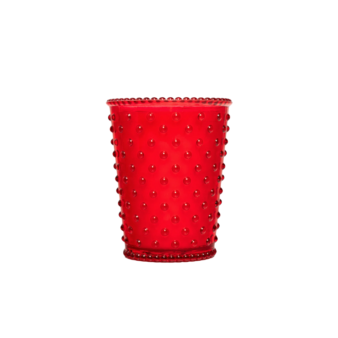 Strawberry Poundcake #73 Hobnail Candle, 16 oz