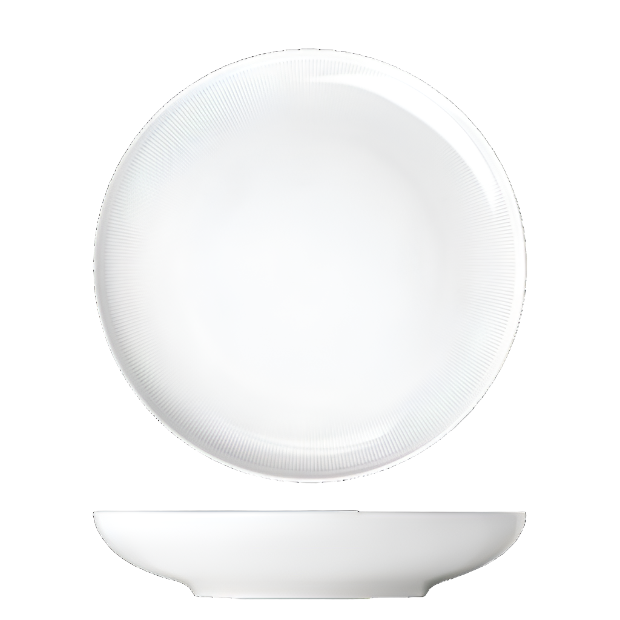 My China! Stella Satin White Pasta Plate