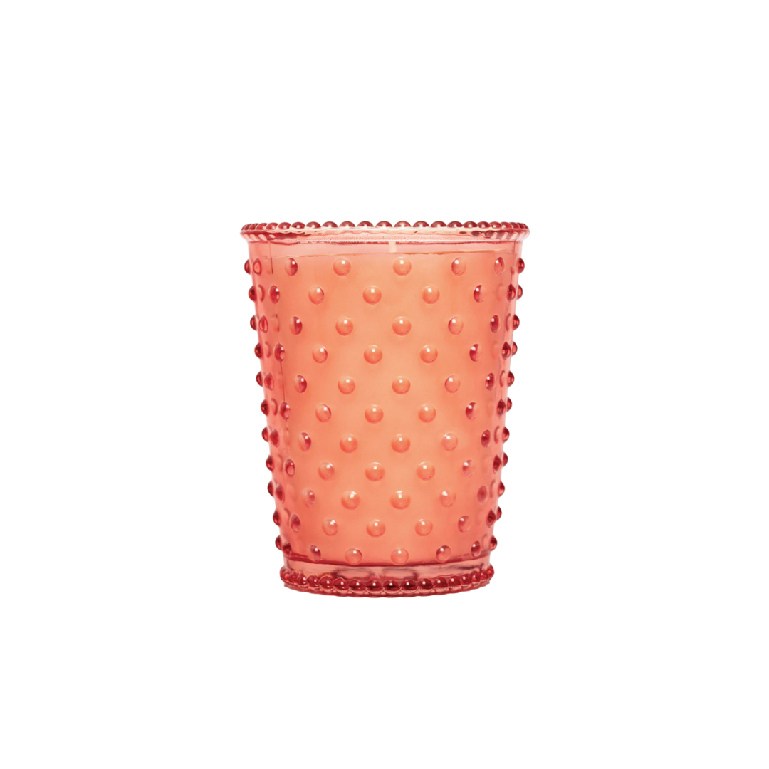 Watermelon Basil #4 Hobnail Candle, 16 oz