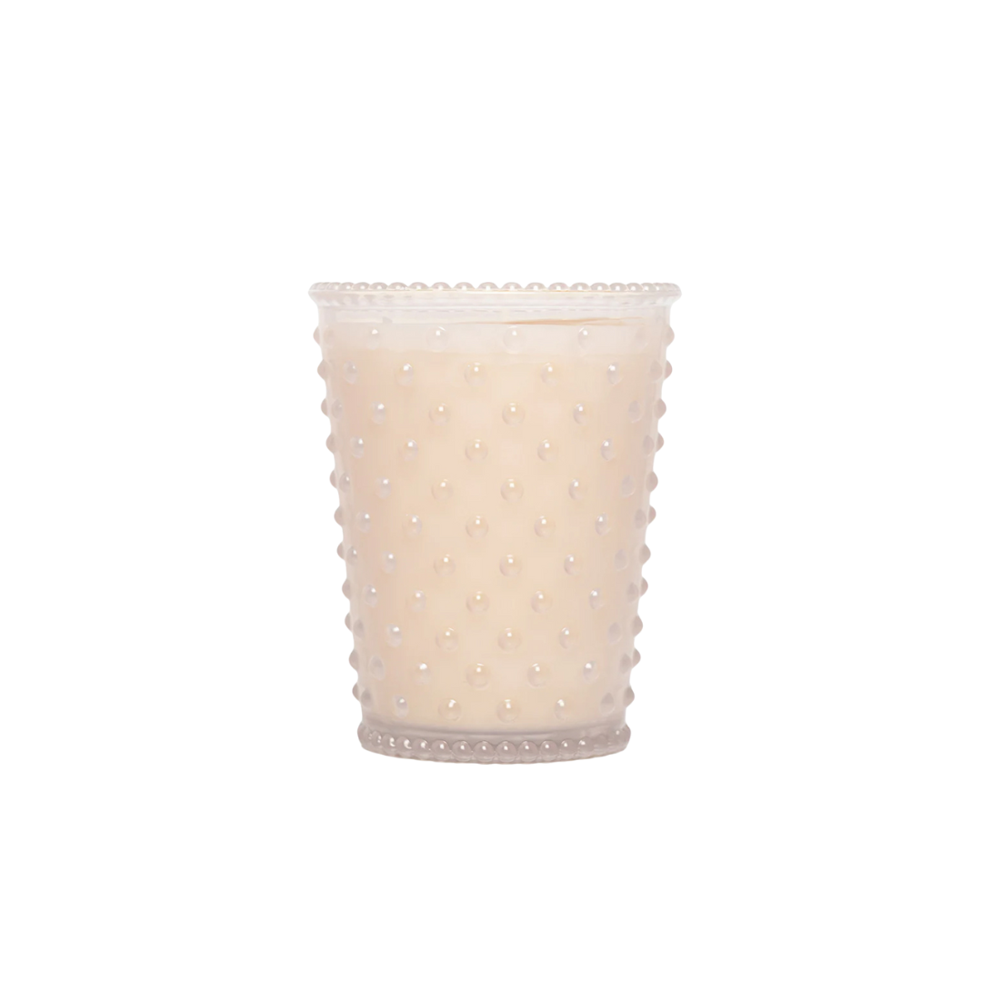 White Flower #42 Hobnail Candle, 16 oz