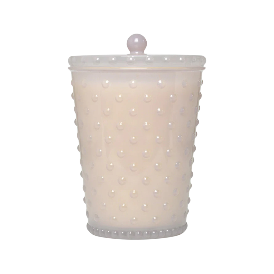 White Flower #42 Grande Hobnail Candle, 64 oz